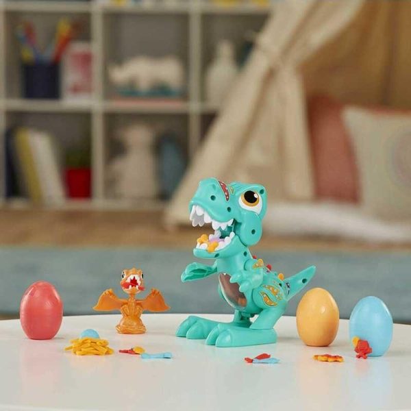 Play-Doh Crunchin' T-Rex - Σετ Παιχνίδι Πλαστελίνης με Δεινόσαυρο