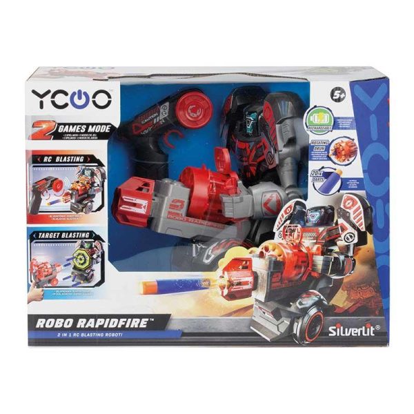 Silverlit Ycoo R/C Robo Rapidfire - Τηλεκατευθυνόμενο Ρομπότ