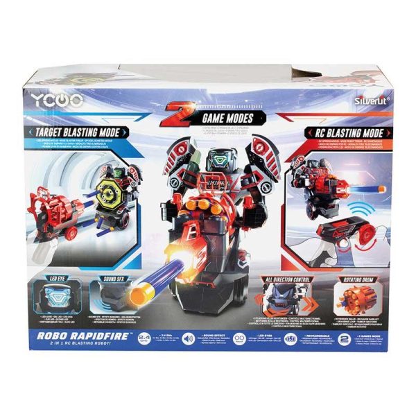 Silverlit Ycoo R/C Robo Rapidfire - Τηλεκατευθυνόμενο Ρομπότ