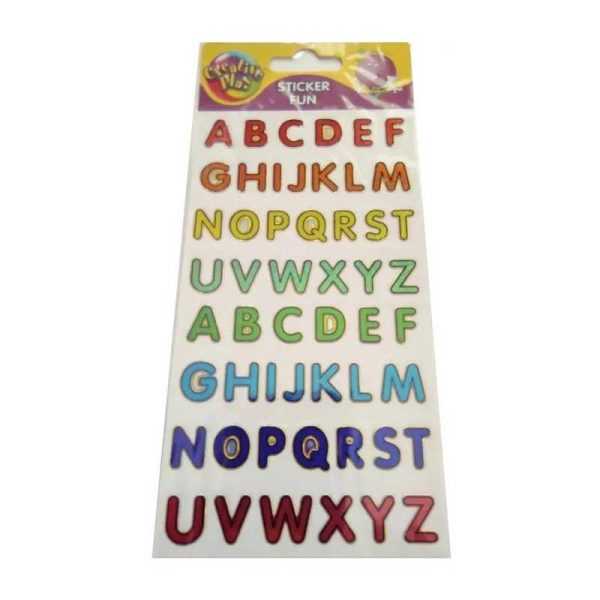 Αυτοκόλλητα Glitter Letters - 1 Καρτέλα