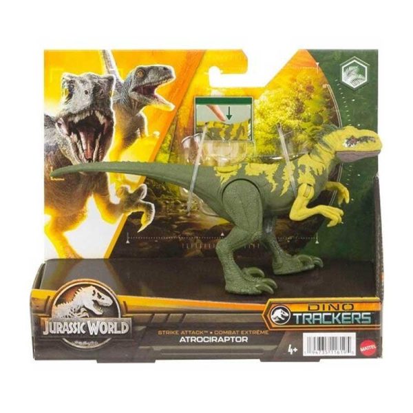 Jurassic World 'Dino Trackers' Φιγούρα Atrociraptor με Σπαστά Μέλη