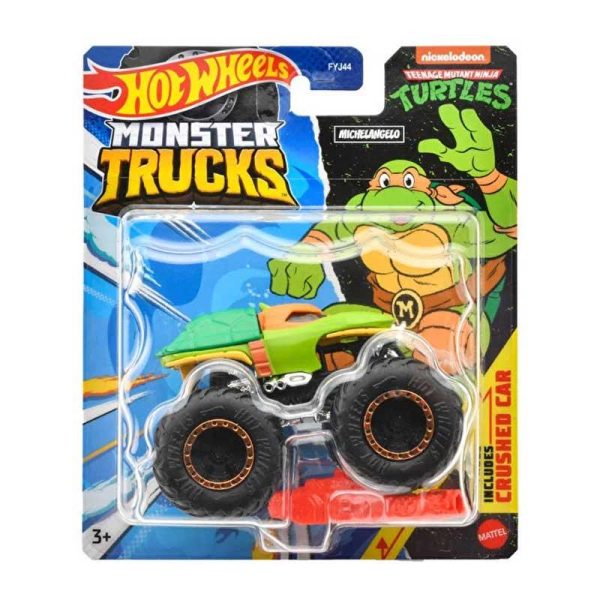 Hot Wheels Monster Trucks TMNT Michelangelo - Αυτοκινητάκι