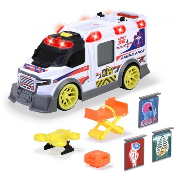Dickie Toys Όχημα Ασθενοφόρο 40εκ. με Ήχο & Φως