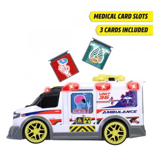 Dickie Toys Όχημα Ασθενοφόρο 40εκ. με Ήχο & Φως