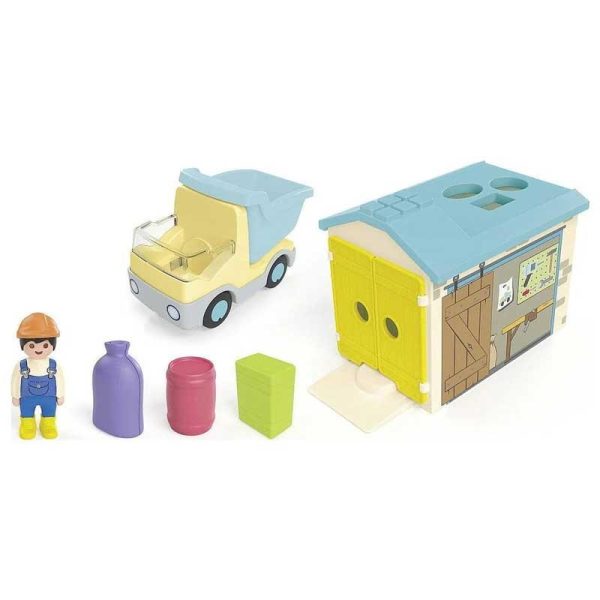 Playmobil Junior 71686: Φορτηγό με Γκαράζ