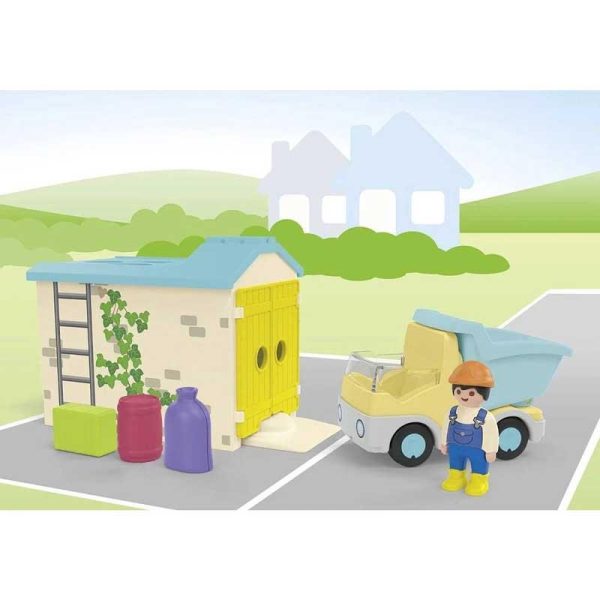 Playmobil Junior 71686: Φορτηγό με Γκαράζ