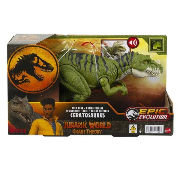 Jurassic World Chaos Theory Epic Evolution Wild Roar - Φιγούρα Ceratosaurus