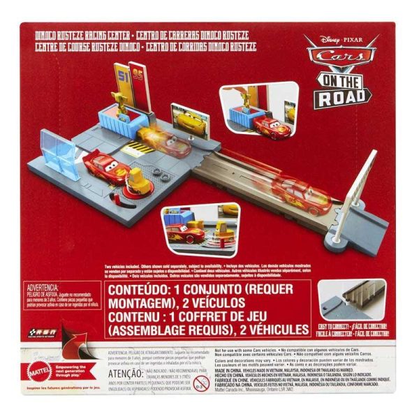 Disney Cars Dinoco Rusteze Racing Center - Κέντρο Ταχύτητας με McQueen & Pitty