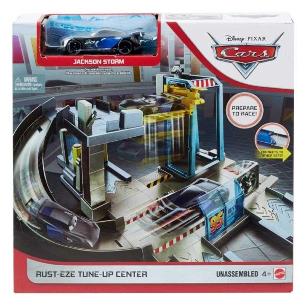 Disney Cars Rust-Eze Tune-Up Center - Πίστα με Αυτοκινητάκι Jackson Storm