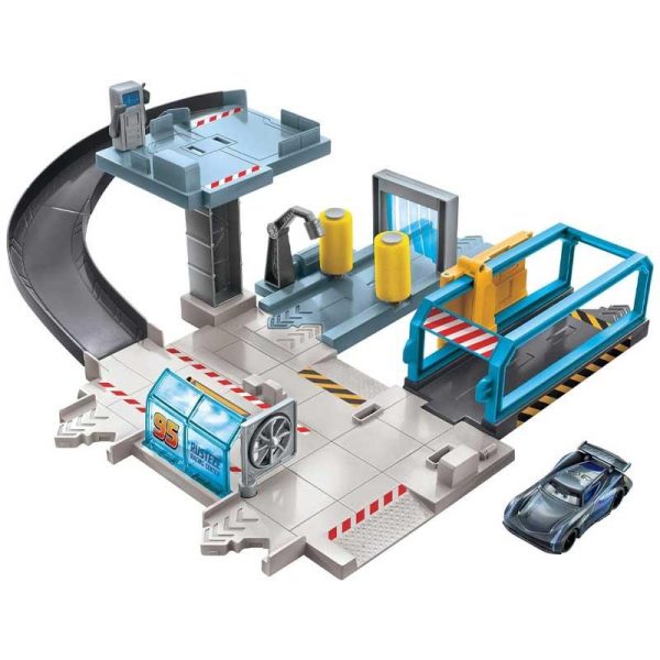 Disney Cars Rust-Eze Tune-Up Center - Πίστα με Αυτοκινητάκι Jackson Storm
