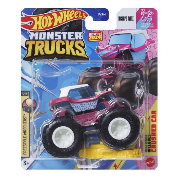 Hot Wheels Monster Trucks Barbie 65 Years - Αυτοκινητάκι