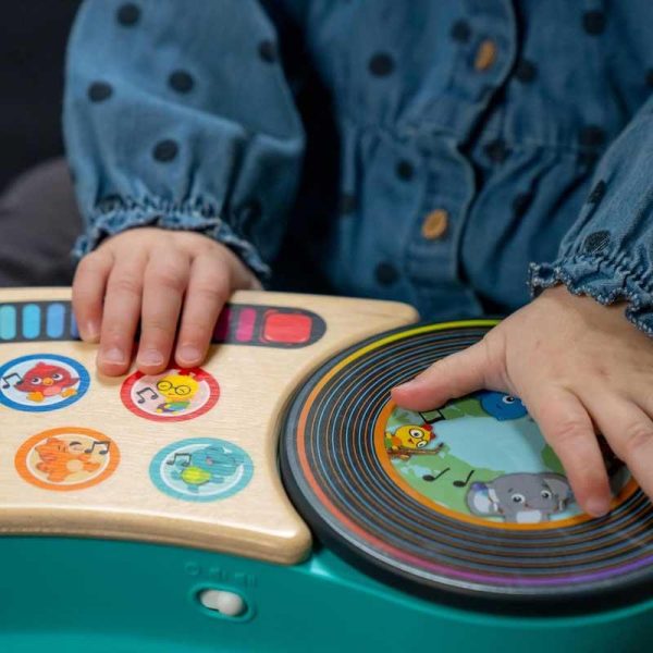 Hape Dj Discovery Touch Turntable - Ξύλινο Σετ Αφής με Μουσική