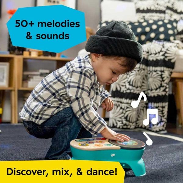 Hape Dj Discovery Touch Turntable - Ξύλινο Σετ Αφής με Μουσική