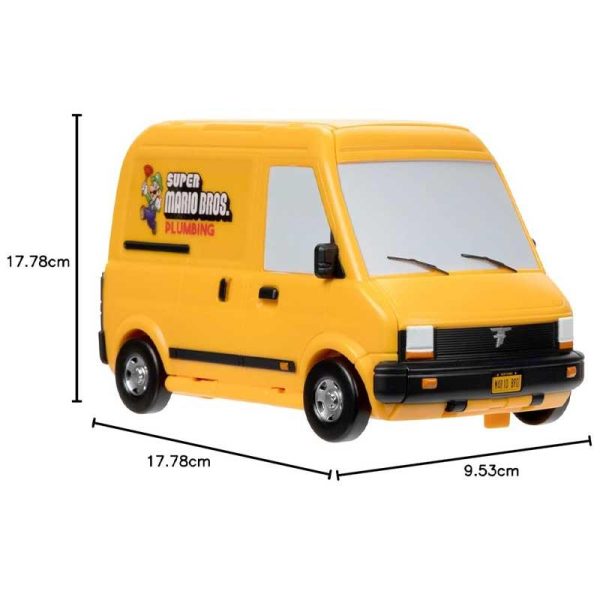 Super Mario Bros The Movie Van Playset - Βανάκι Πίστα με Φιγούρα Mario 3.5cm
