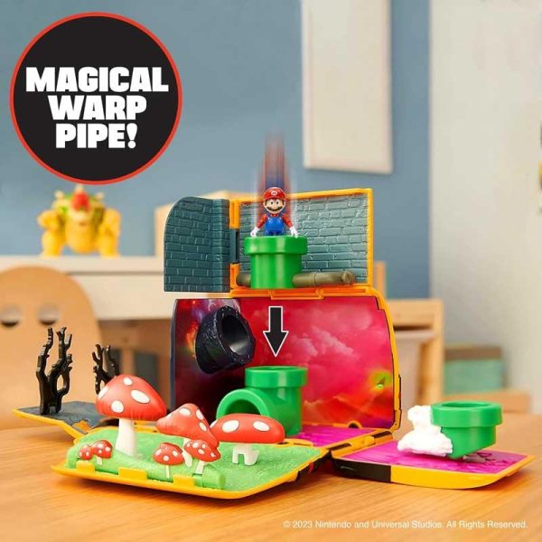 Super Mario Bros The Movie Van Playset - Βανάκι Πίστα με Φιγούρα Mario 3.5cm
