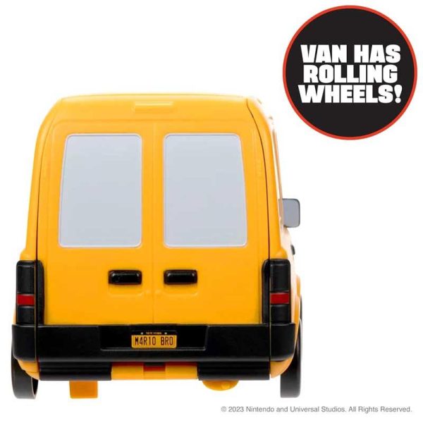 Super Mario Bros The Movie Van Playset - Βανάκι Πίστα με Φιγούρα Mario 3.5cm