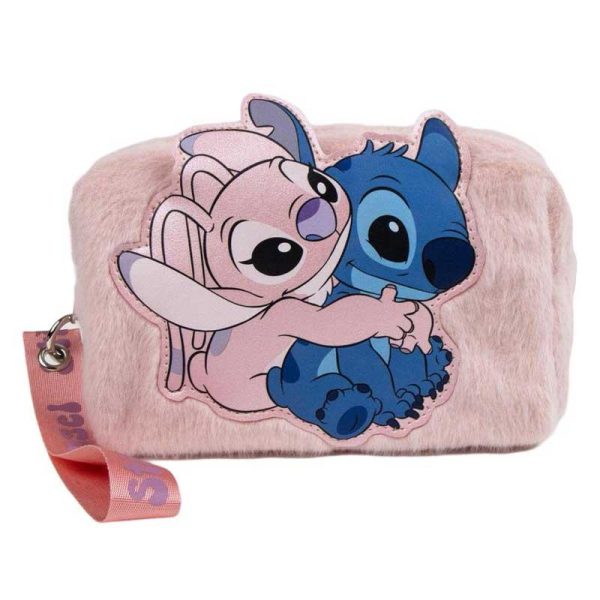Disney Lilo & Stitch Make Up Bag Stitch & Angel Rosa- Παιδικό Νεσεσέρ / Κασετίνα Ροζ