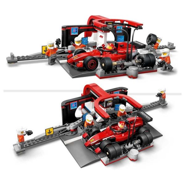 Lego City 60443: Πιτ Στοπ F1® & Ομάδα Με Αυτοκίνητο Ferrari