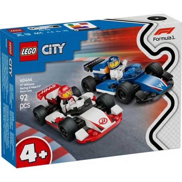 Lego City 60464: Αγωνιστικά Αυτοκίνητα F1® Williams Racing & Haas