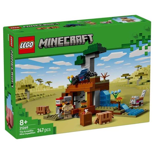 Lego Minecraft 21269: H Αποστολή Του Αρμαντίλο Στο Ορυχείο