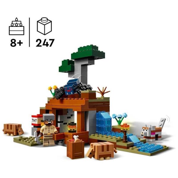 Lego Minecraft 21269: H Αποστολή Του Αρμαντίλο Στο Ορυχείο