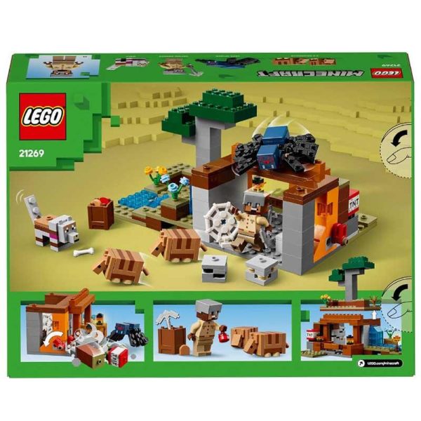 Lego Minecraft 21269: H Αποστολή Του Αρμαντίλο Στο Ορυχείο