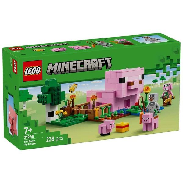 Lego Minecraft 21268: The Baby Pig House - Το Σπίτι-Μωρό Γουρούνι