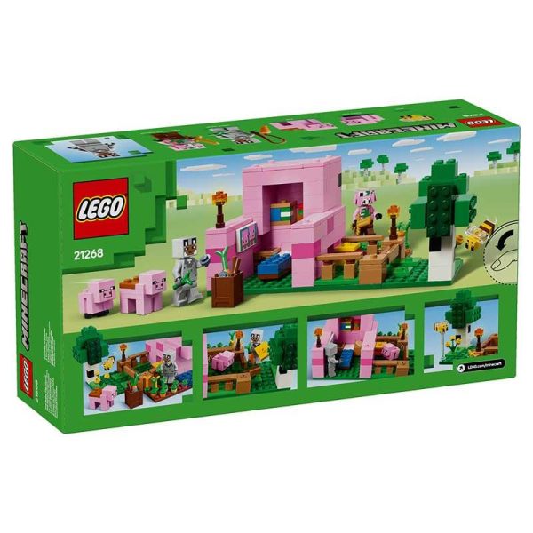 Lego Minecraft 21268: The Baby Pig House - Το Σπίτι-Μωρό Γουρούνι