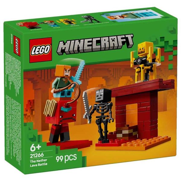 Lego Minecraft 21266: Η Μάχη Στη Λάβα Των Εγκάτων