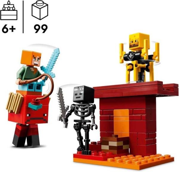 Lego Minecraft 21266: Η Μάχη Στη Λάβα Των Εγκάτων