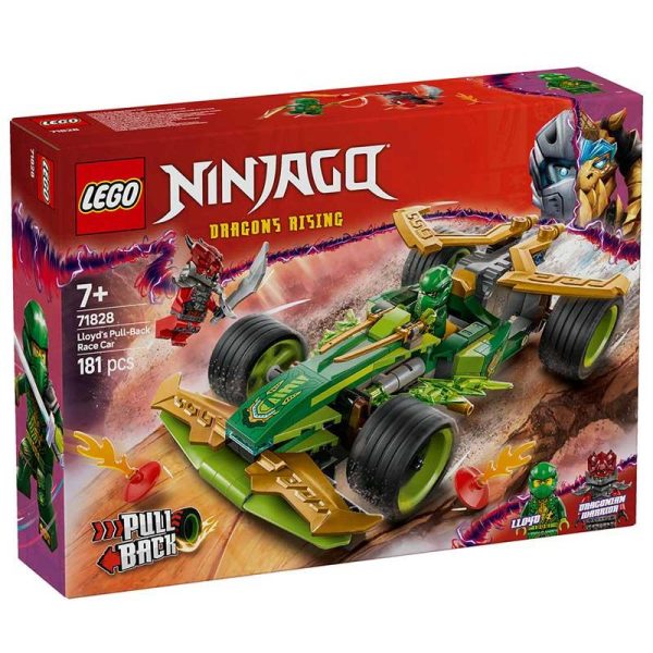 Lego Ninjago 71828: Αγωνιστικό Αυτοκίνητο Pull-Back Του Λόιντ