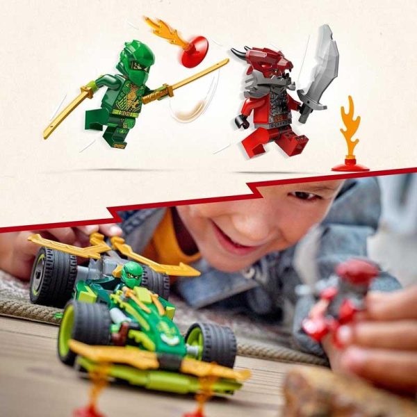 Lego Ninjago 71828: Αγωνιστικό Αυτοκίνητο Pull-Back Του Λόιντ