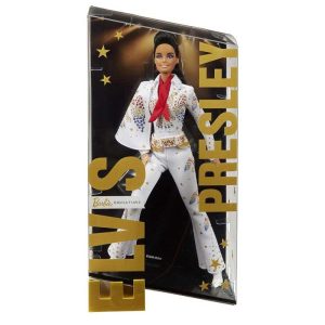 Barbie Signature: Elvis Presley Barbie Συλλεκτική Κούκλα #GTJ95 (Φθορά στην Συσκευασία)