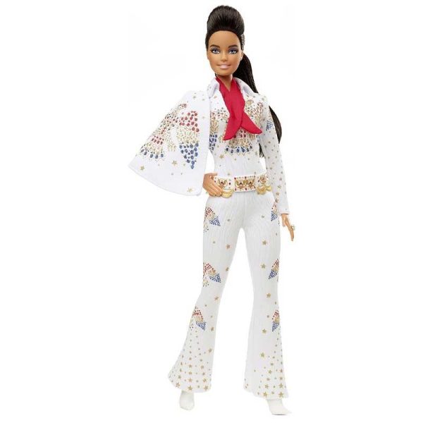 Barbie Signature: Elvis Presley Barbie Συλλεκτική Κούκλα #GTJ95 (Φθορά στην Συσκευασία)