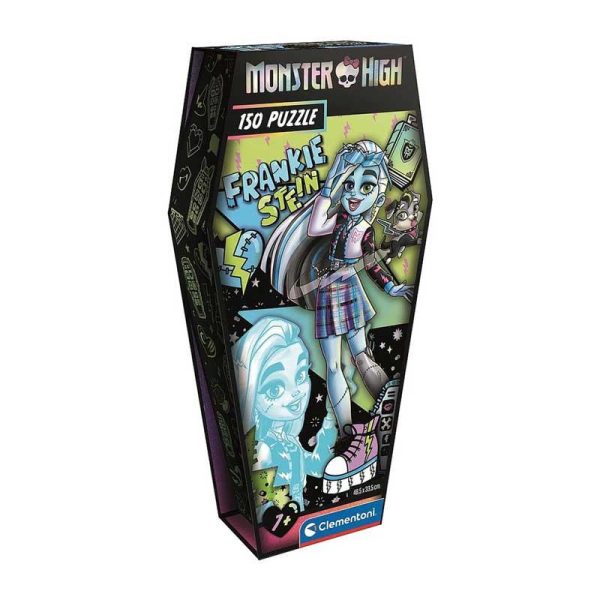 Clementoni Puzzle Monster High Coffin Pack Frankie Stein - Παζλ με 150 κομμάτια