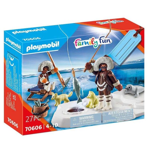 Playmobil Family Fun 70606 : Εσκιμώος Ψαράς