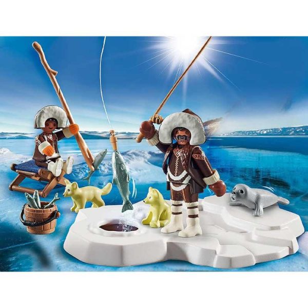 Playmobil Family Fun 70606 : Εσκιμώος Ψαράς