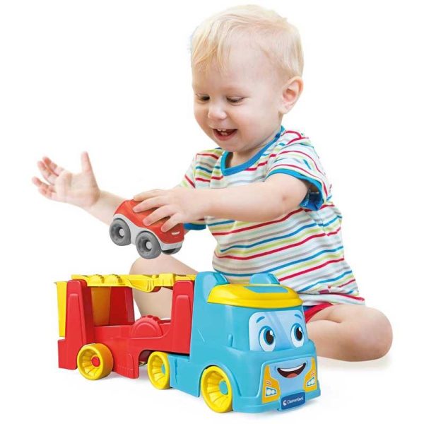 Baby Clementoni Tumbling Car Transporter - Φορτηγο Πίστα με Αυτοκινητάκι