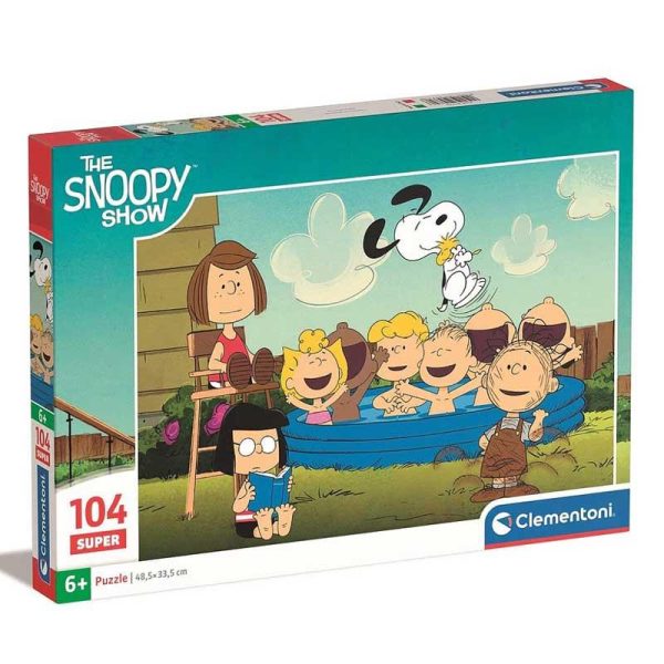 Clementoni Puzzle Snoopy Pool Party - Παζλ με 104 κομμάτια