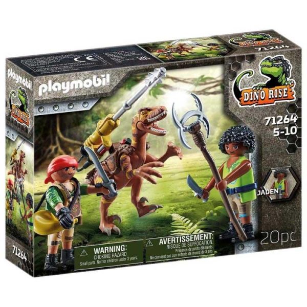 Playmobil Dino Rise 71264 : Δεινόνυχος Και Εξερευνητές