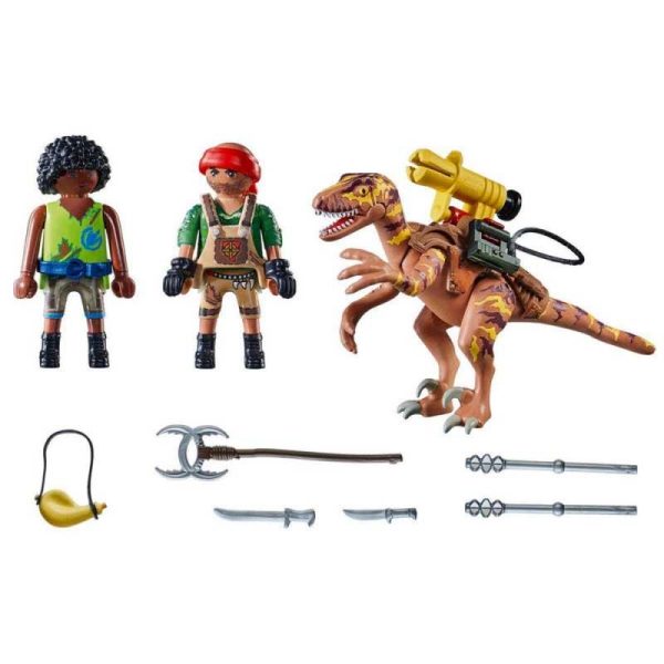 Playmobil Dino Rise 71264 : Δεινόνυχος Και Εξερευνητές