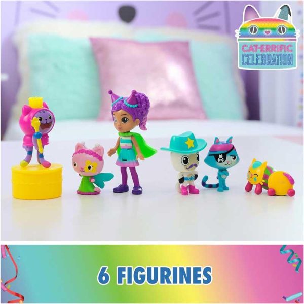 Gabby's Dollhouse Celebration Figure Set - Σετ με Φιγούρες