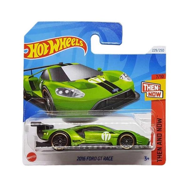 Hot Wheels Then And Now 2016 Ford Gt Race - Αυτοκινητάκι