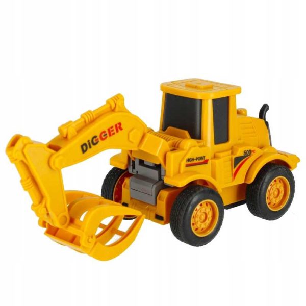 Transformers Constructions Truck - Πλαστικό 2 in 1 Όχημα Robot 12εκ. με Κίνηση ( Διάφορα Σχέδια ) 1 τμχ