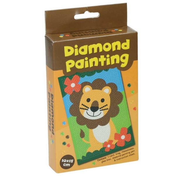 Diamont Painting 'Λιοντάρι' 10x15cm - Χειροτεχνία με Διαμαντάκια