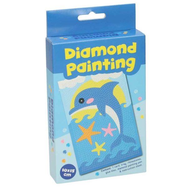 Diamont Painting 'Δελφίνι' 10x15cm - Χειροτεχνία με Διαμαντάκια
