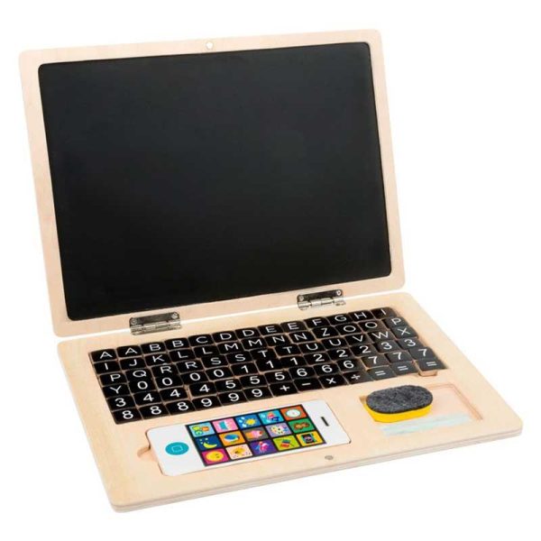 Small Foot Wooden Toy Laptop With Magnetic Board - Ξύλινο Μαγνητικό Λαπτοπ