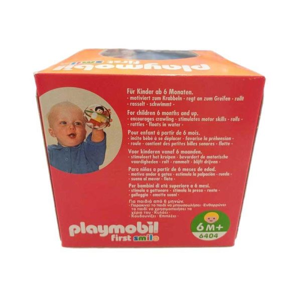 Playmobil First Smile 6404: Βρεφικό Παιχνίδι Μπάλα Κουδουνίστρα με Φιγούρα Αγόρι