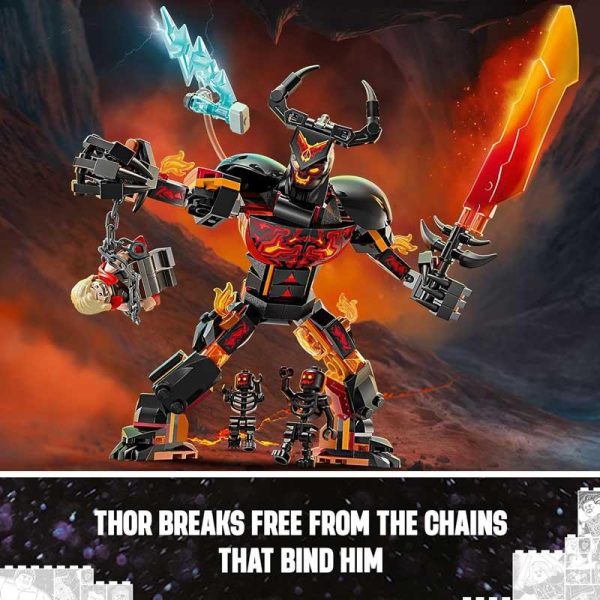 Lego Marvel The Infinity Saga 76289: Thor vs. Surtur Construction Figure