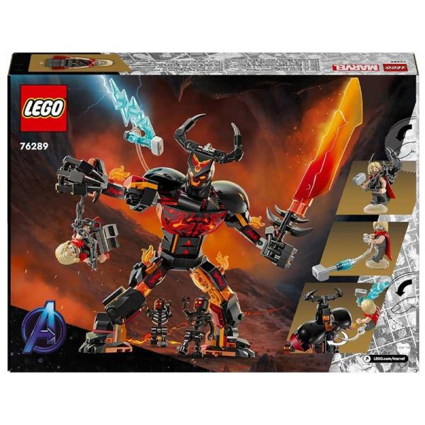 Lego Marvel The Infinity Saga 76289: Thor vs. Surtur Construction Figure